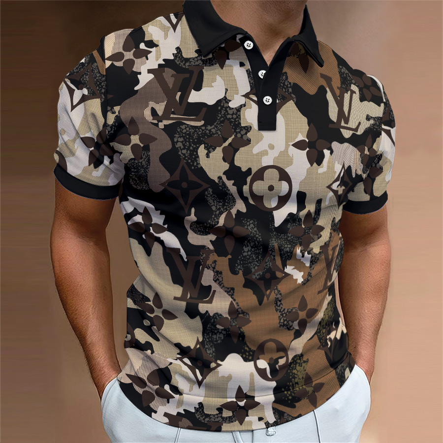 High Quality Printed Men’s Polo-Shirt-HP2406220034