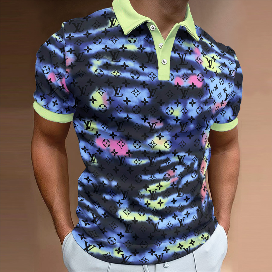 High Quality Printed Men’s Polo-Shirt-HP2406220039