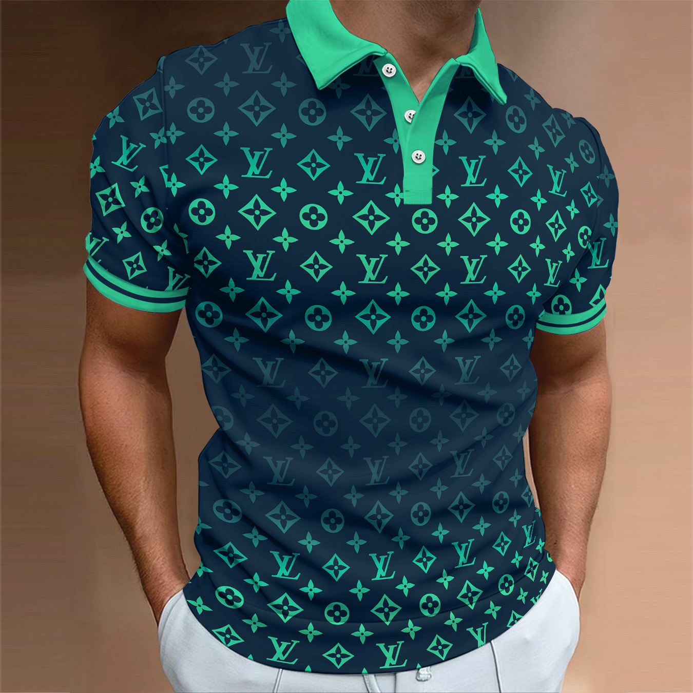 High Quality Printed Men’s Polo-Shirt-HP240622004
