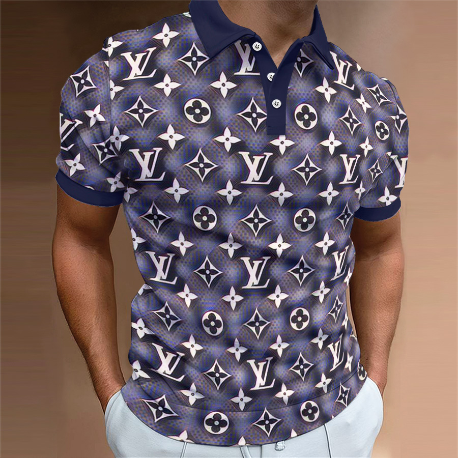 High Quality Printed Men’s Polo-Shirt-HP2406220041