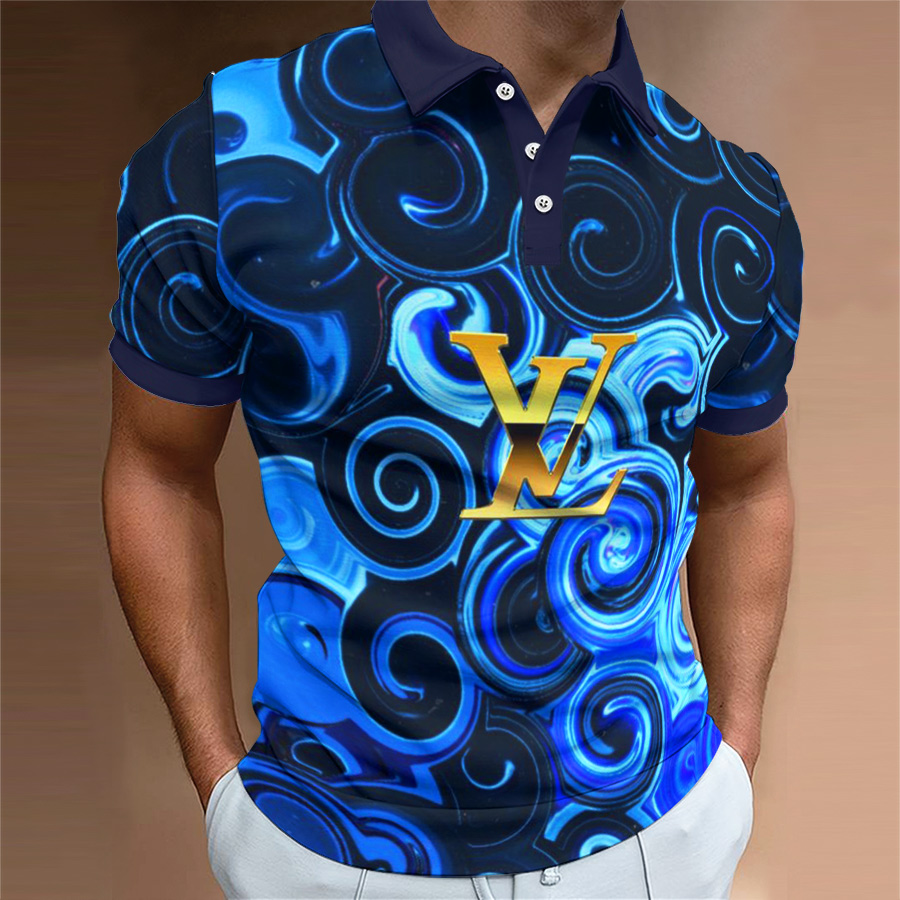 High Quality Printed Men’s Polo-Shirt-HP2406220042