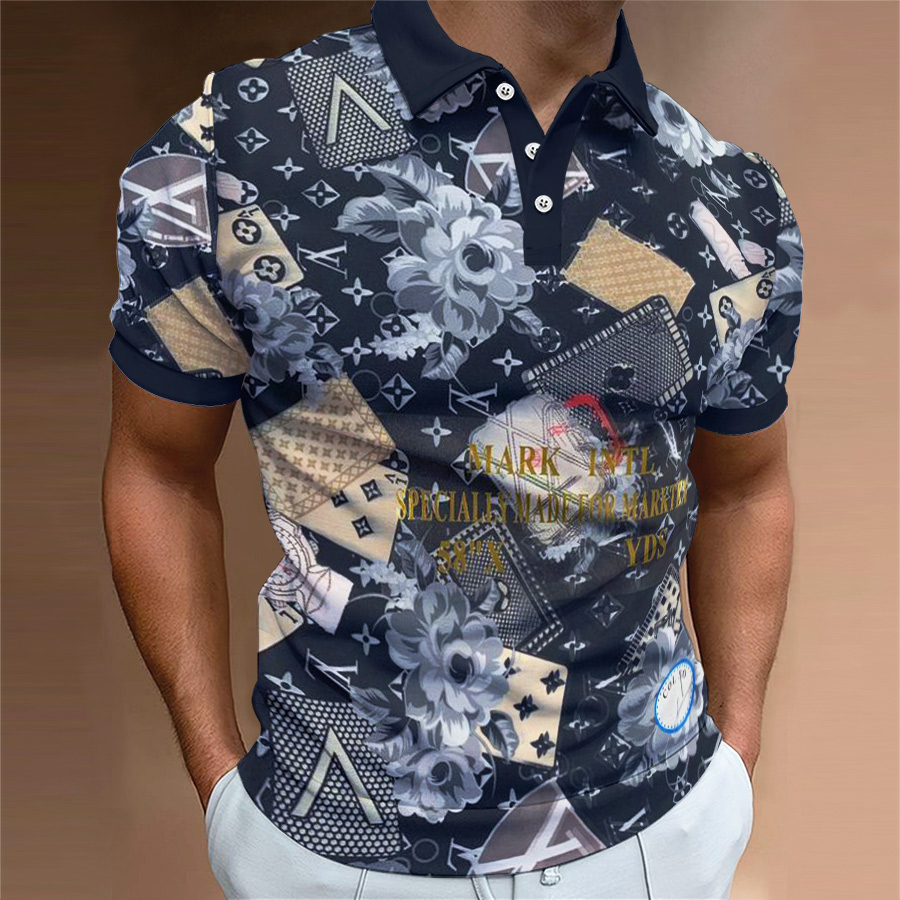 High Quality Printed Men’s Polo-Shirt-HP2406220044