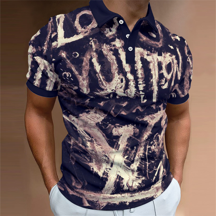 High Quality Printed Men’s Polo-Shirt-HP2406220045