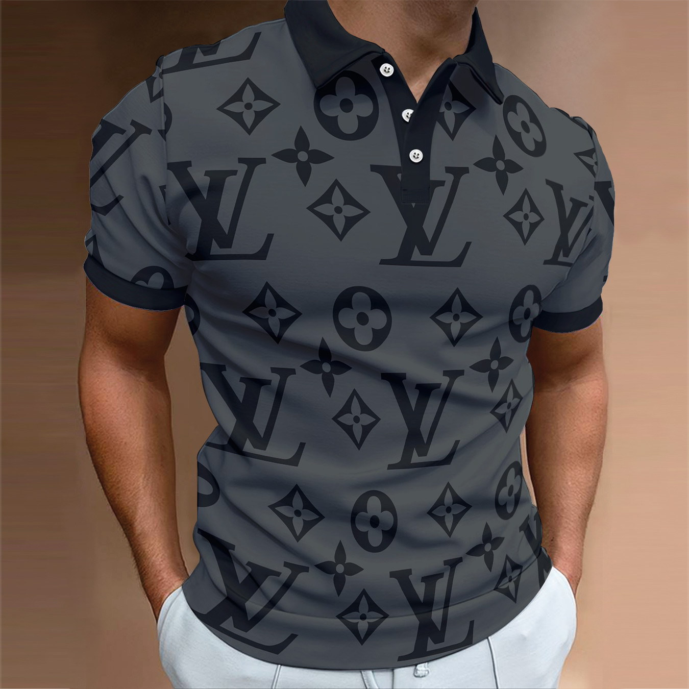 High Quality Printed Men’s Polo-Shirt-HP240622009