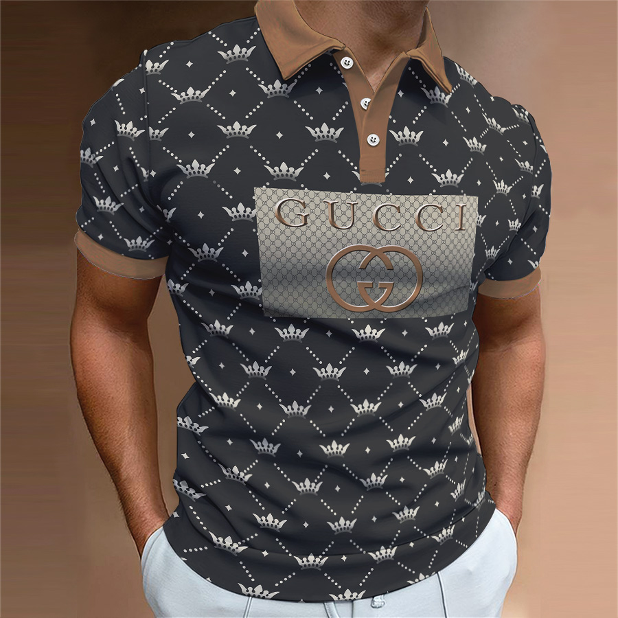 New Release: Luxury Brand Men’s Polo-Shirt-PL25011901TN High Quality Printed Men’s Polo-Shirt-HP240623073