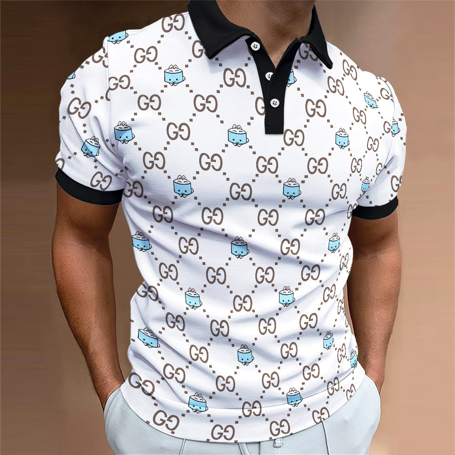 High Quality Printed Men’s Polo-Shirt-HP240623082