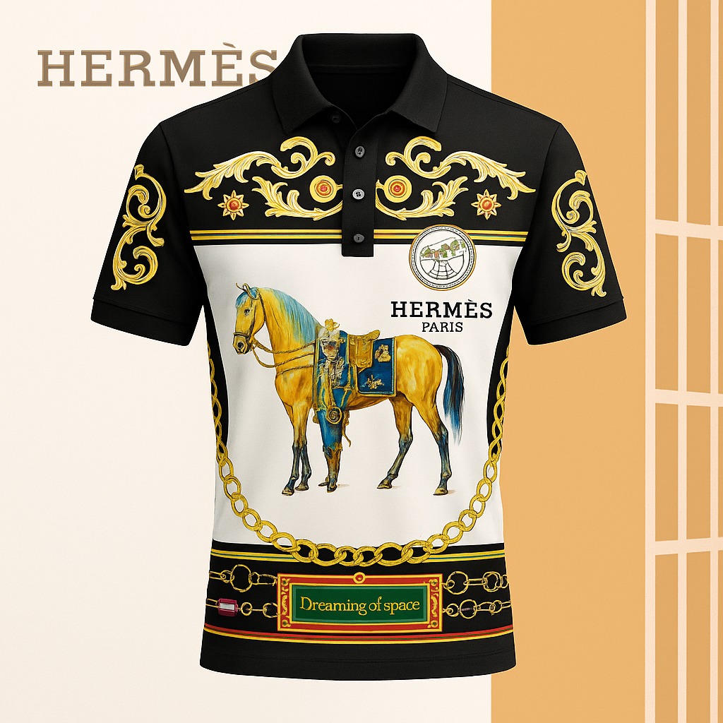 High Quality Printed Men’s Polo-Shirt-LX-PLHM2025014