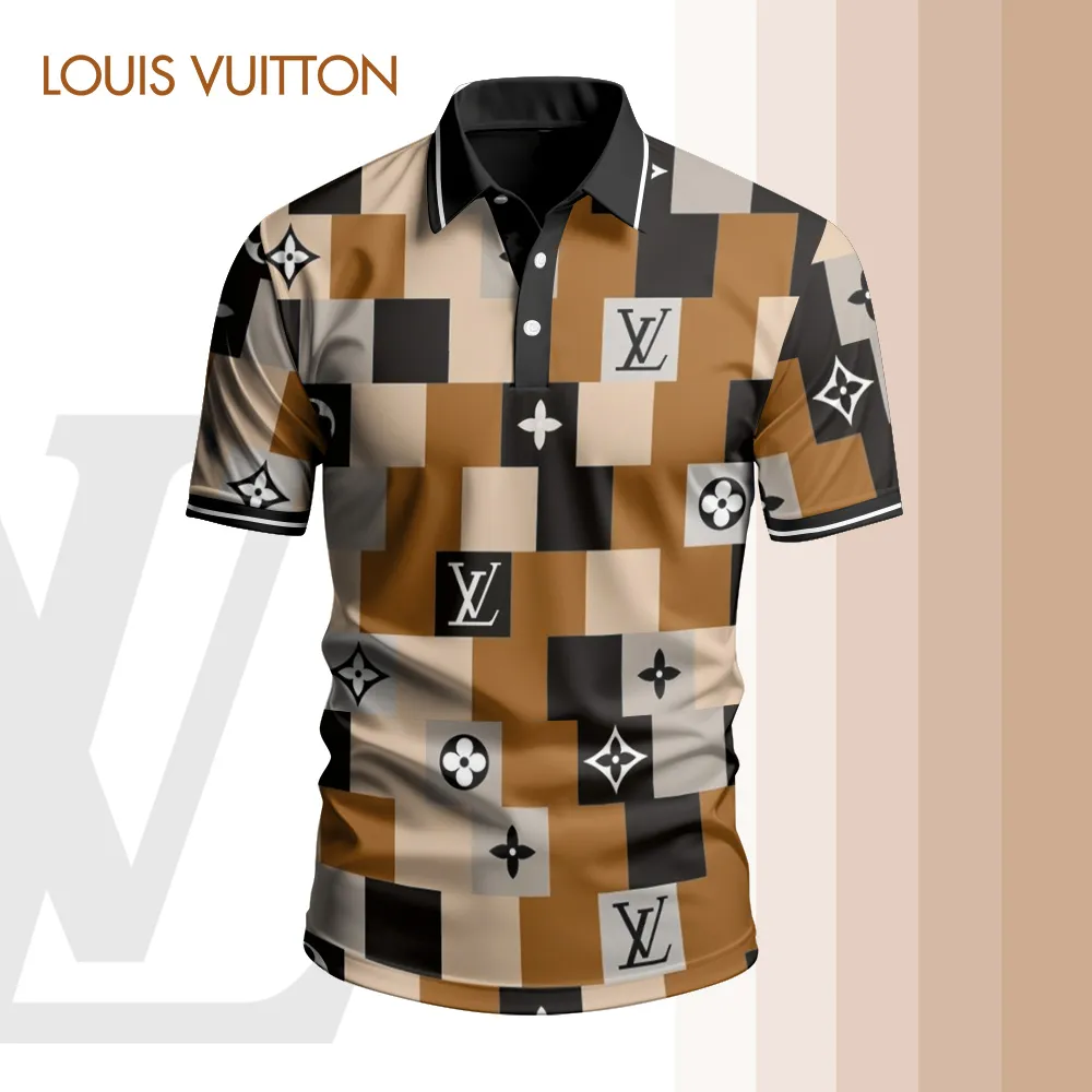 High Quality Printed Men’s Polo-Shirt-LX-PLLV2025059