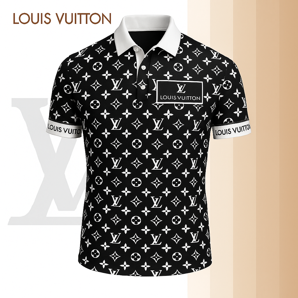 High Quality Printed Men’s Polo-Shirt-LX-PLLV2025068