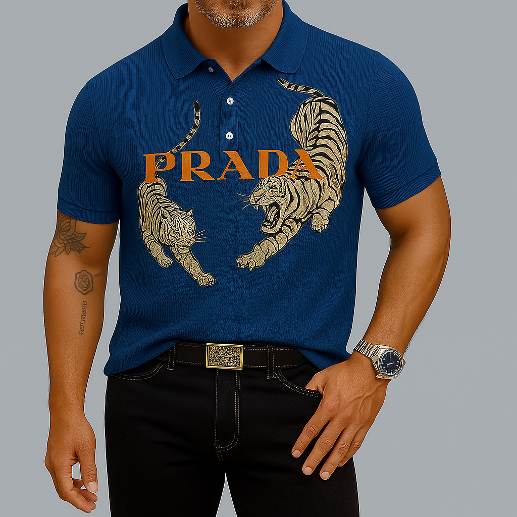 High Quality Printed Men’s Polo-Shirt-LX0104014