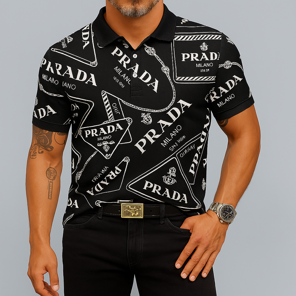 High Quality Printed Men’s Polo-Shirt-LX0104015