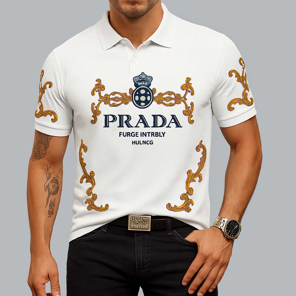 High Quality Printed Men’s Polo-Shirt-LX010403