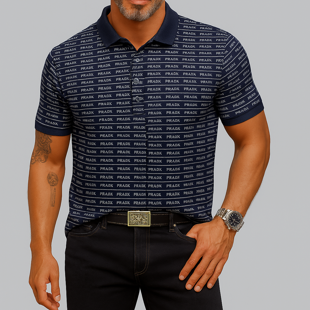 High Quality Printed Men’s Polo-Shirt-LX0104030