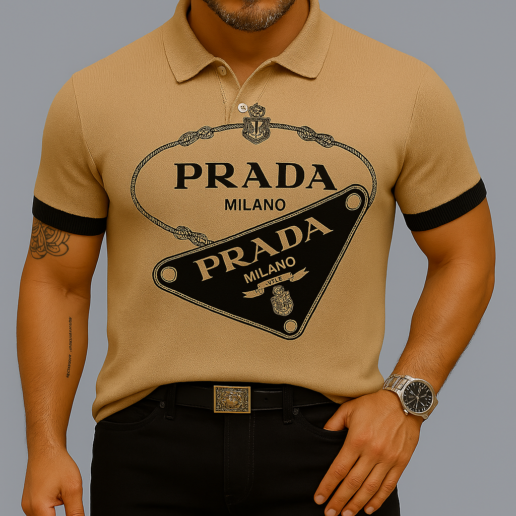 High Quality Printed Men’s Polo-Shirt-LX010406