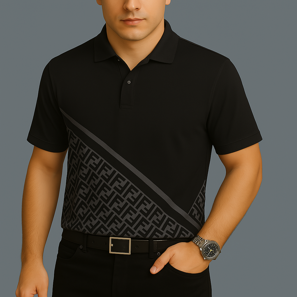 High Quality Printed Men’s Polo-Shirt-LX0105026