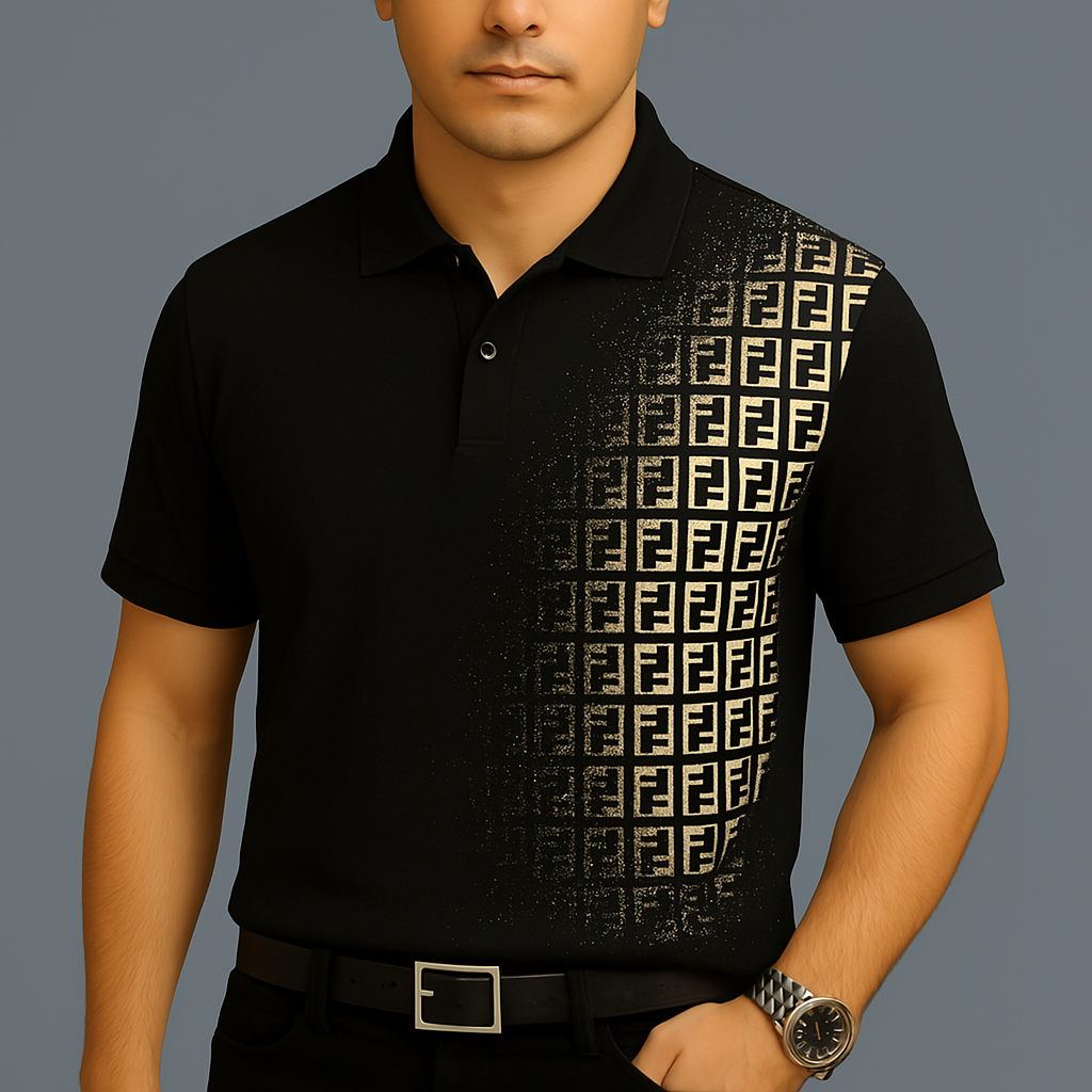 High Quality Printed Men’s Polo-Shirt-LX0105029