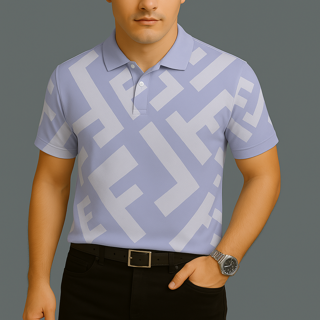 High Quality Printed Men’s Polo-Shirt-LX010504