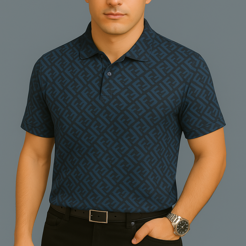 High Quality Printed Men’s Polo-Shirt-LX0105045