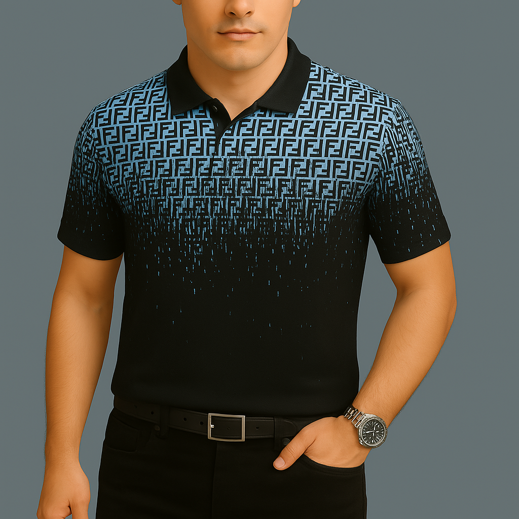 High Quality Printed Men’s Polo-Shirt-LX010505