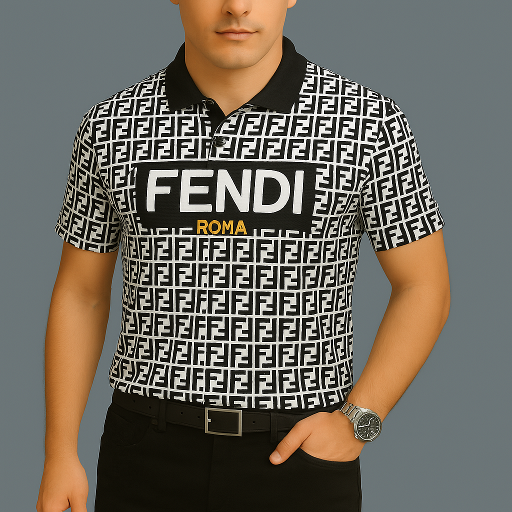 High Quality Printed Men’s Polo-Shirt-LX010507