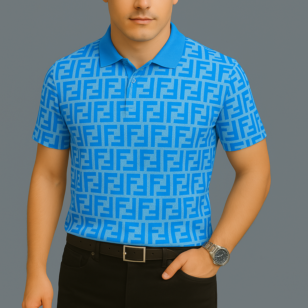 High Quality Printed Men’s Polo-Shirt-LX010509