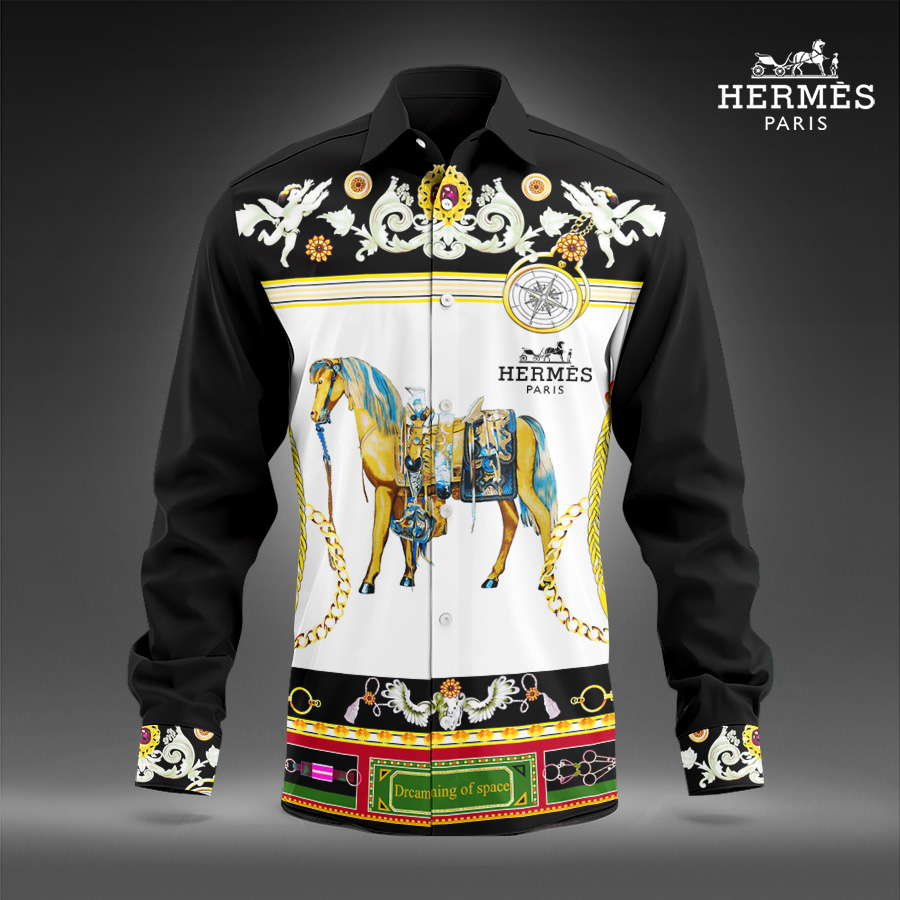 Hot Brand Luxury Long Sleeve Shirt HP24060304