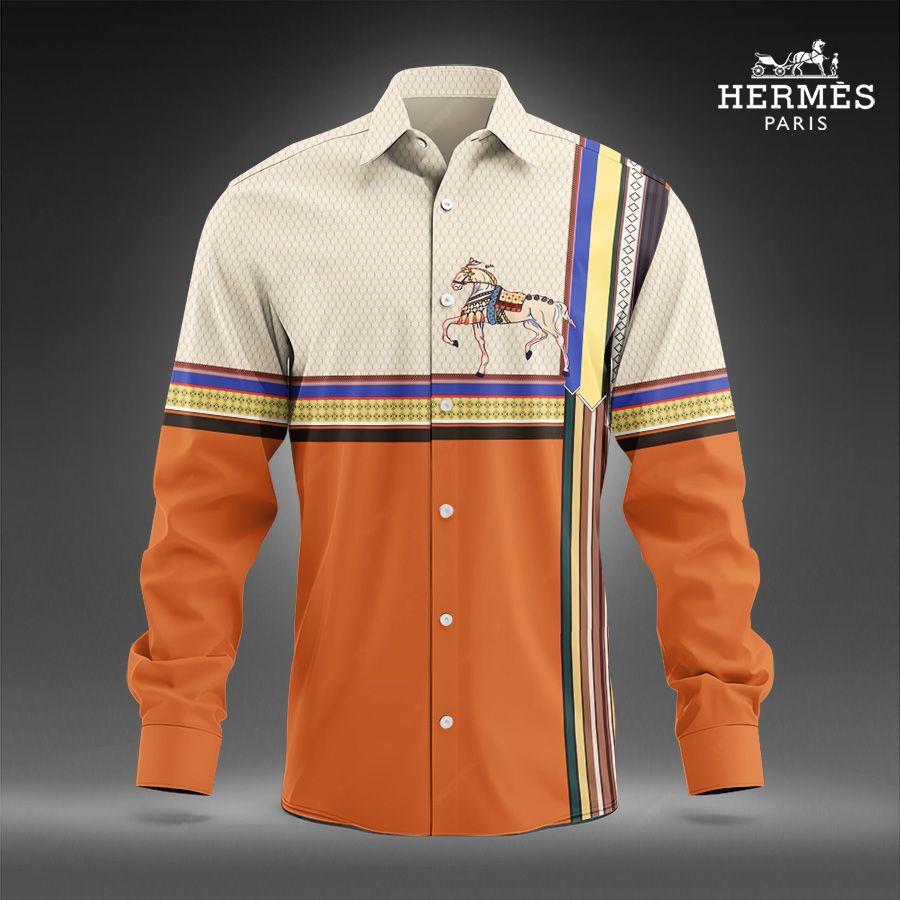 Hot Brand Luxury Long Sleeve Shirt HP24060306