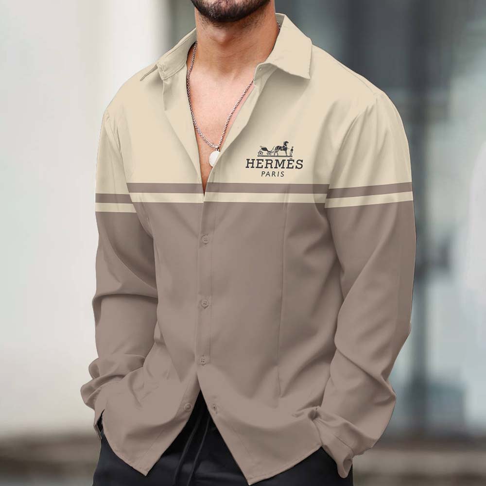 Hot Brand Luxury Long Sleeve Shirt PU24072907