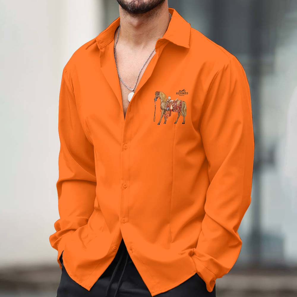 Hot Brand Luxury Long Sleeve Shirt PU24072908