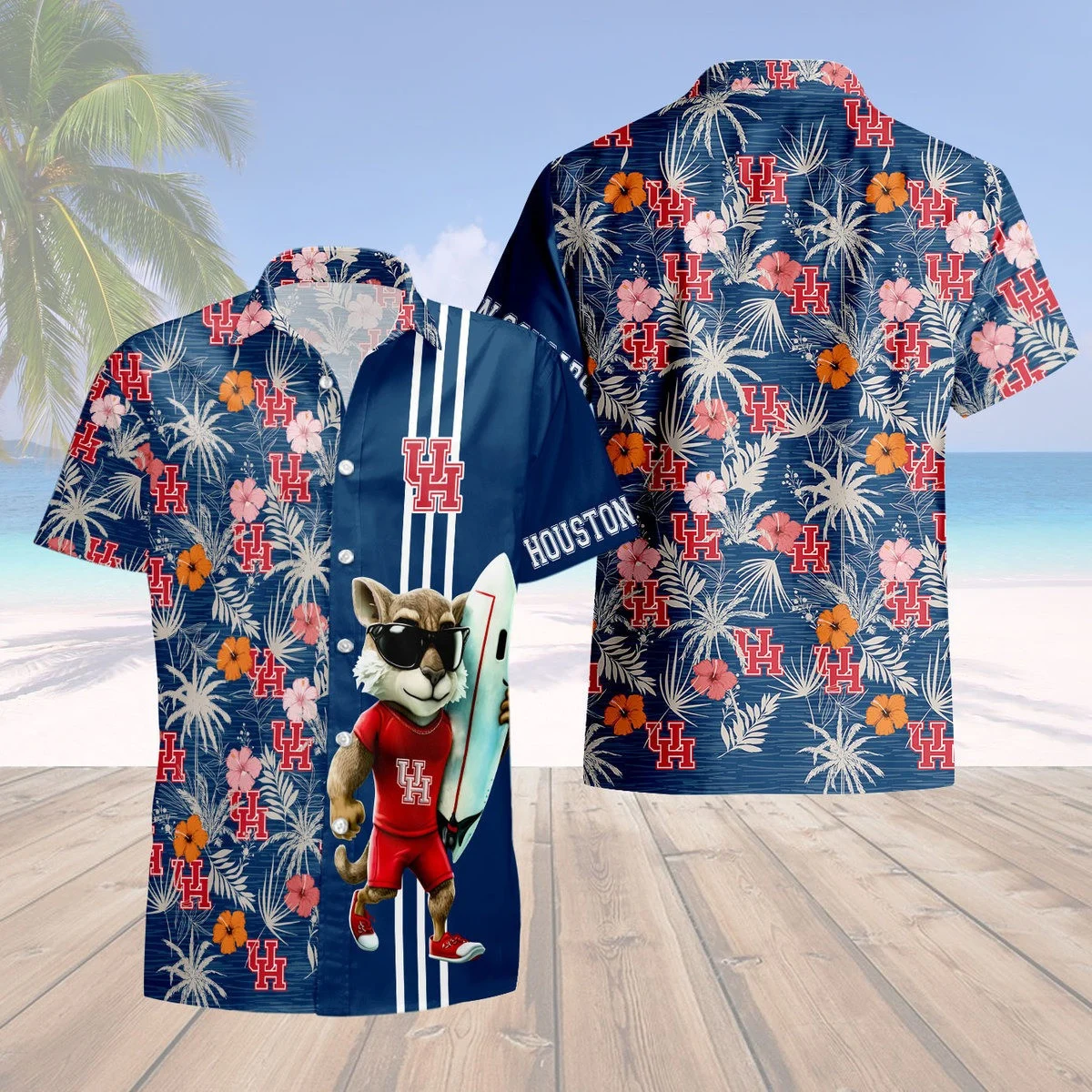 Houston Astros Surfside Cougar Hawaiian Shirt – TeeAloha