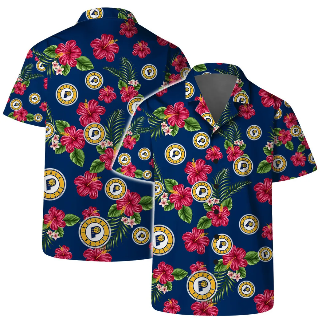 Indiana Pacers Floral Fantasy Hawaiian Shirt – TeeAloha