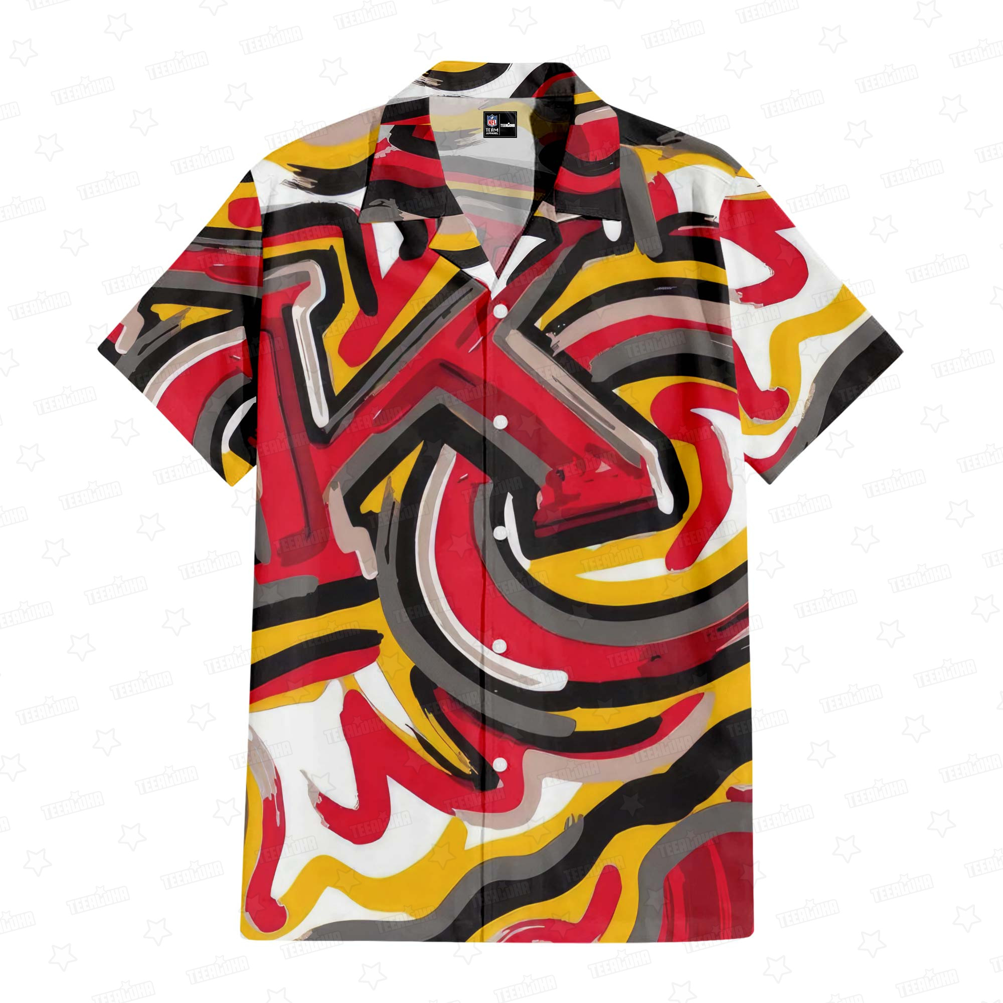 Kansas City Chiefs Oil Painting Art Print Hawaiian Shirt – TeeAloha