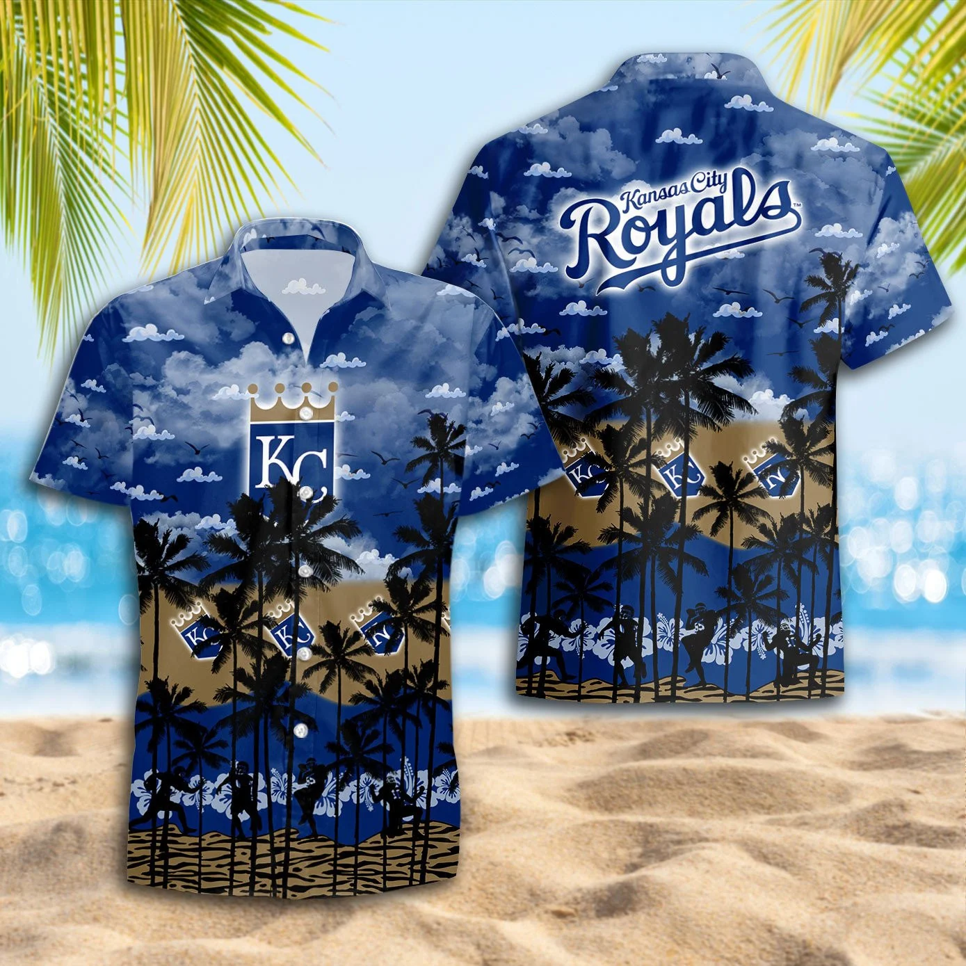 Kansas City Royals Palm Beach Hawaiian Shirt – TeeAloha