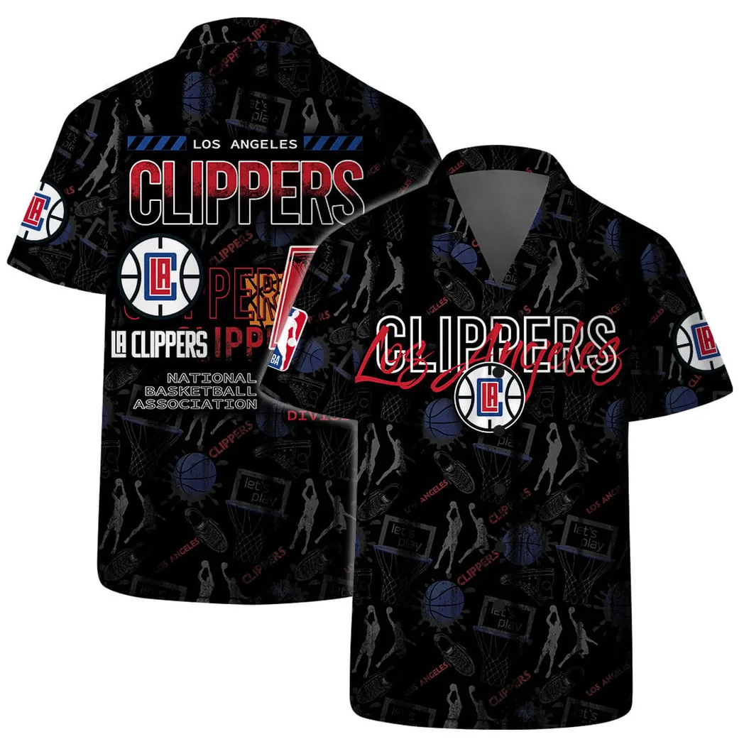LA Clippers Dynamic Action Hawaiian Shirt – TeeAloha