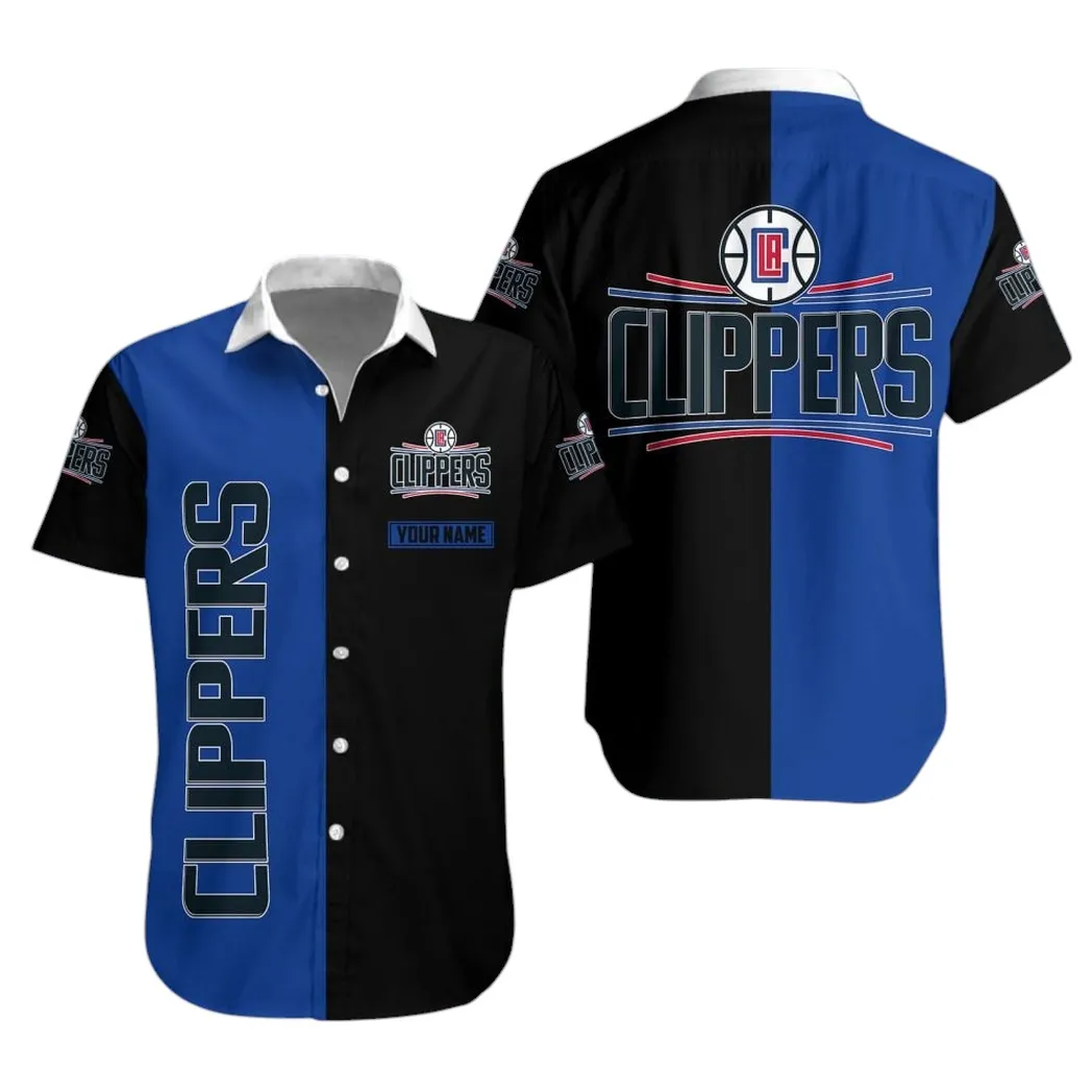 LA Clippers Midnight Split Hawaiian Shirt – TeeAloha