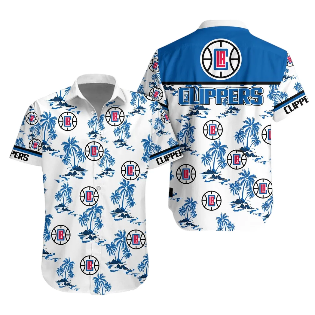 LA Clippers Palm Beach Escape Hawaiian Shirt – TeeAloha