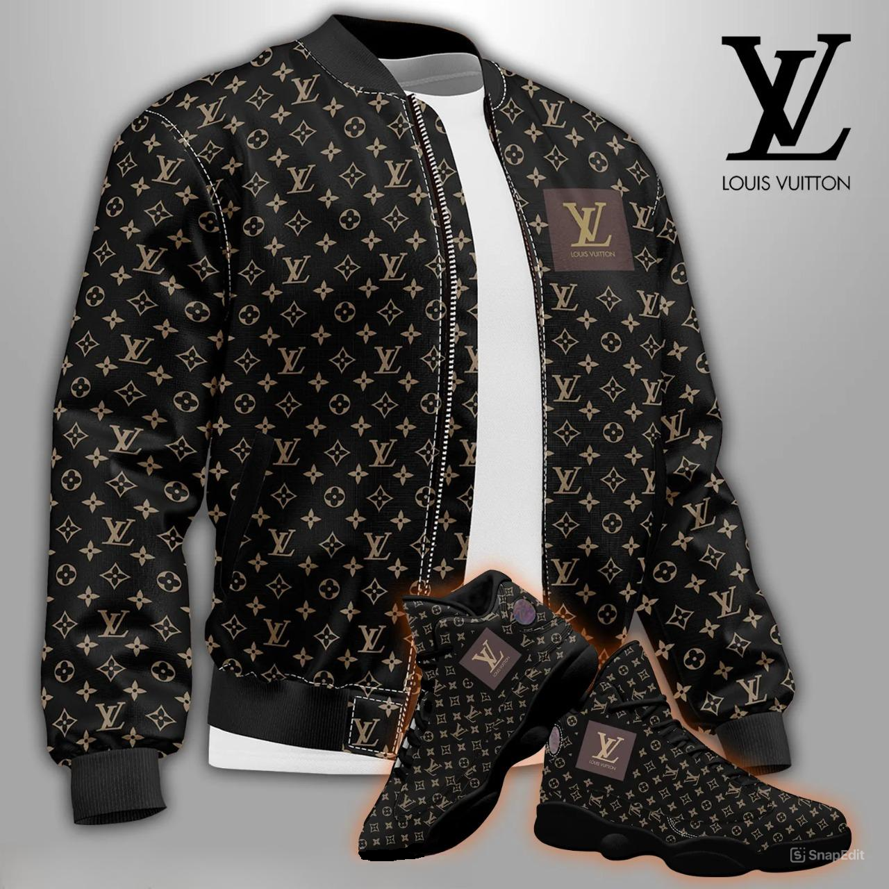 New Release: Combo Jacket Matching the AJ 13 Sneakers – LXB25100629LD Limited Edition Jacket Match AJ 13 Sneaker Hot 2025 LUX-JK+F67-BQSAVVFB