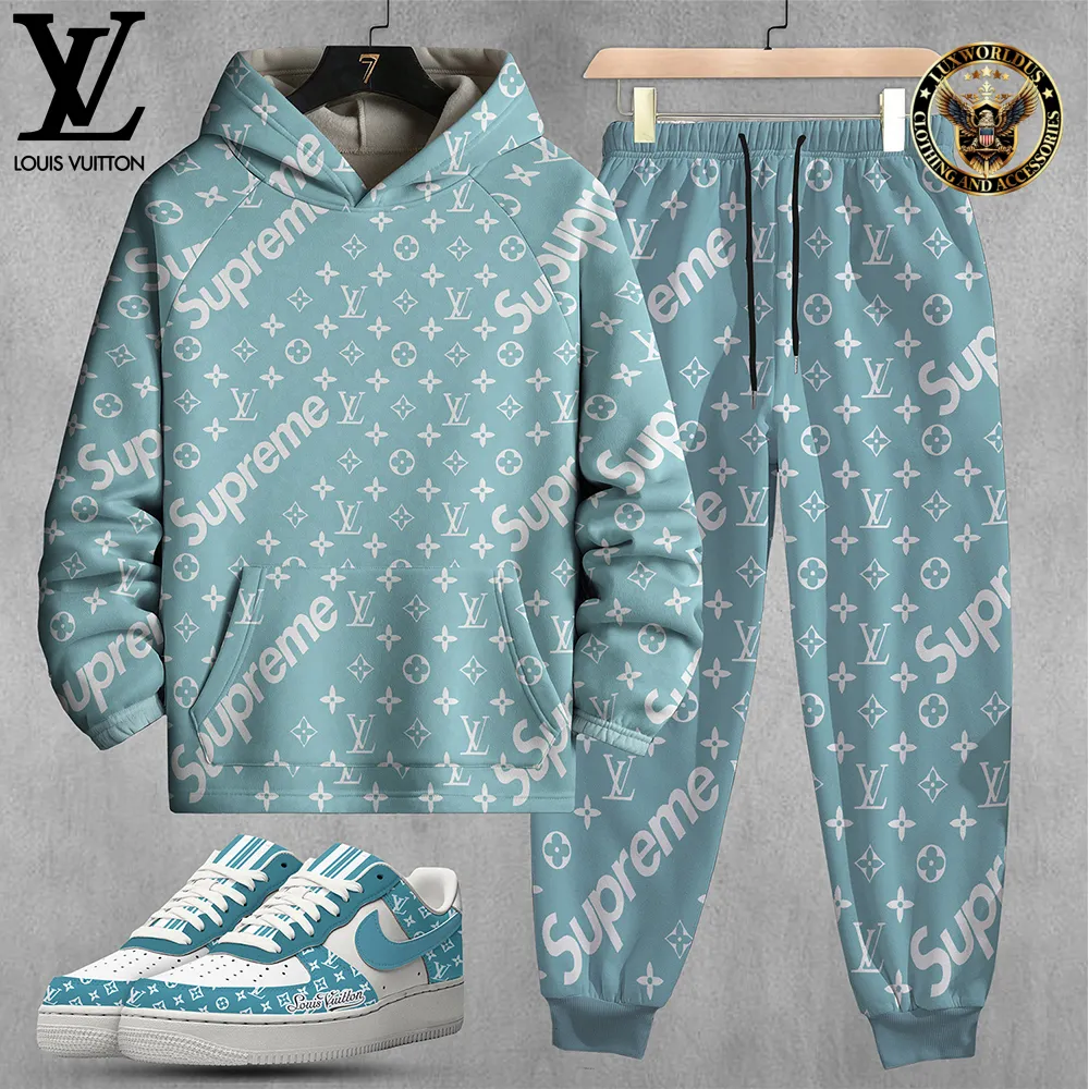 Limited Edition Set Hoodie & Pants Match AF1 Sneaker LUX-AF+CK+F40-000WHXOAN5J