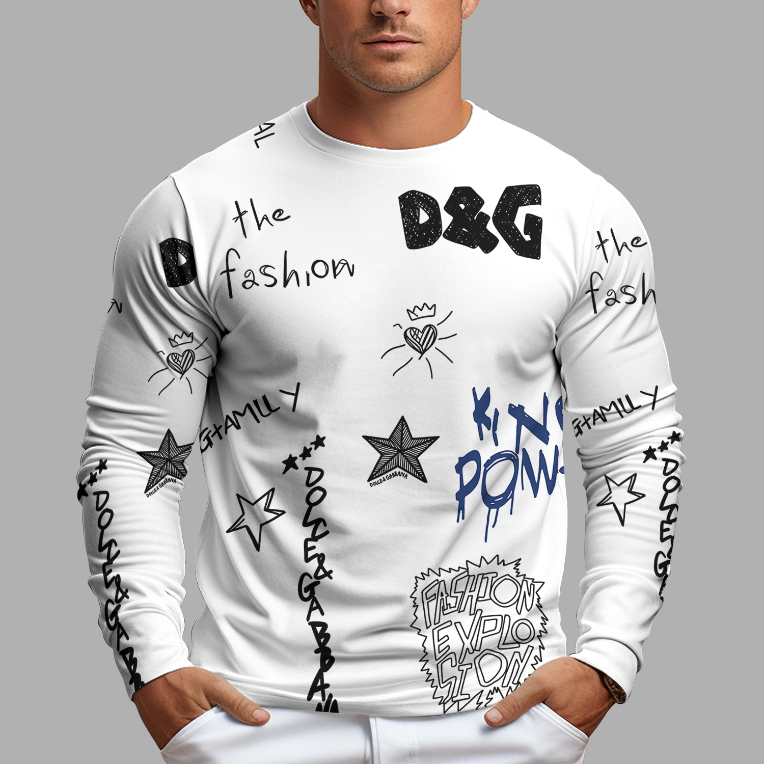 MEW-T16AFLGFC004 Geelong Football Club, Gary Ablett Jnr #4 Limited Edition 3D All Over Printed Shirts For Men & Women Limited Premium Long Sleeves T-Shirt-TU24121337