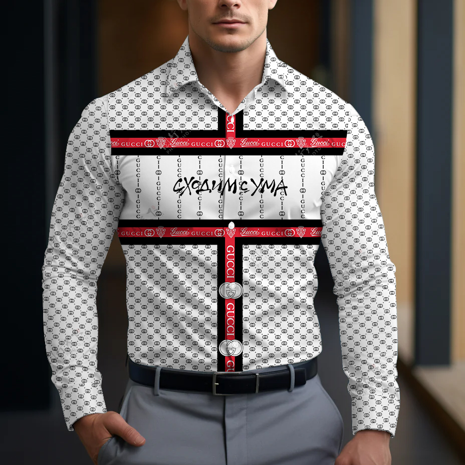 Long Sleeve Button Shirt-CCY-RDG00010504