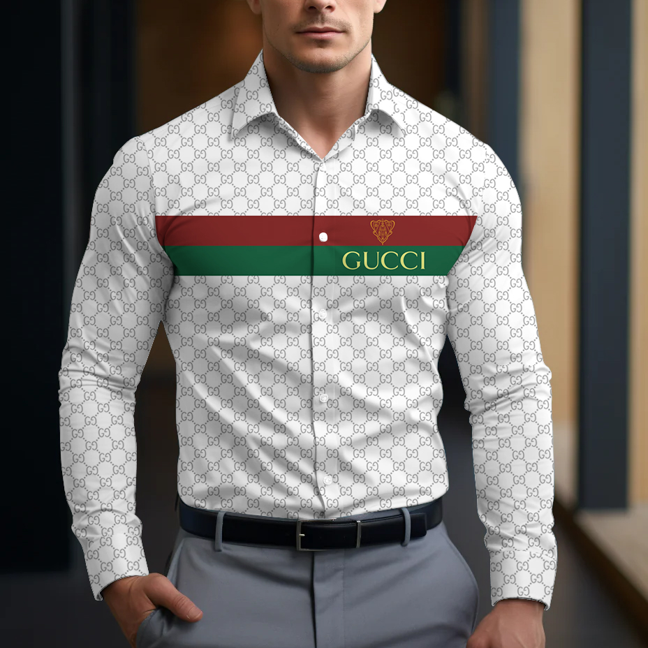 Long Sleeve Button Shirt-CCY-RDG00230465