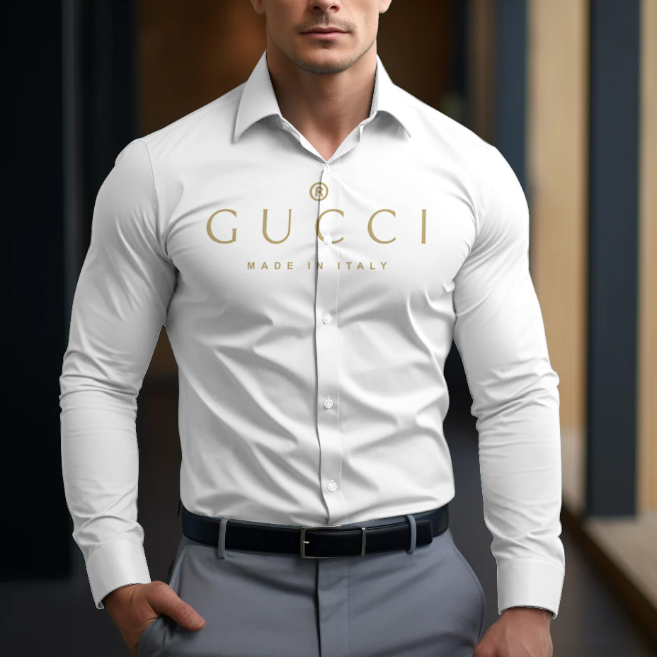 Long Sleeve Button Shirt-CCY-RDG00230477