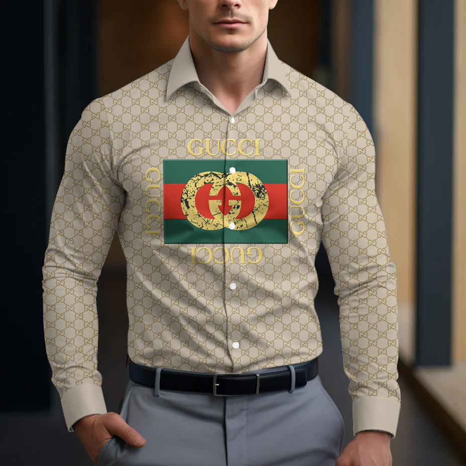 Long Sleeve Button Shirt-CCY-RDG00230484