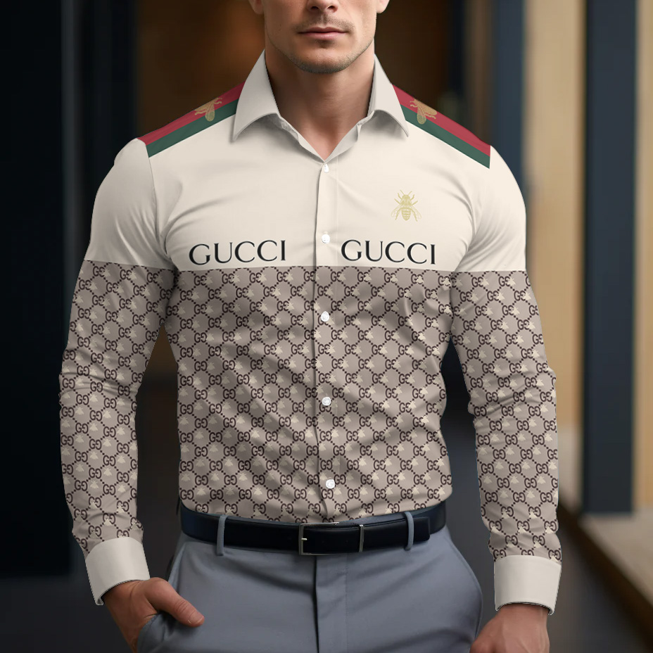 Long Sleeve Button Shirt-CCY-RDG00230486