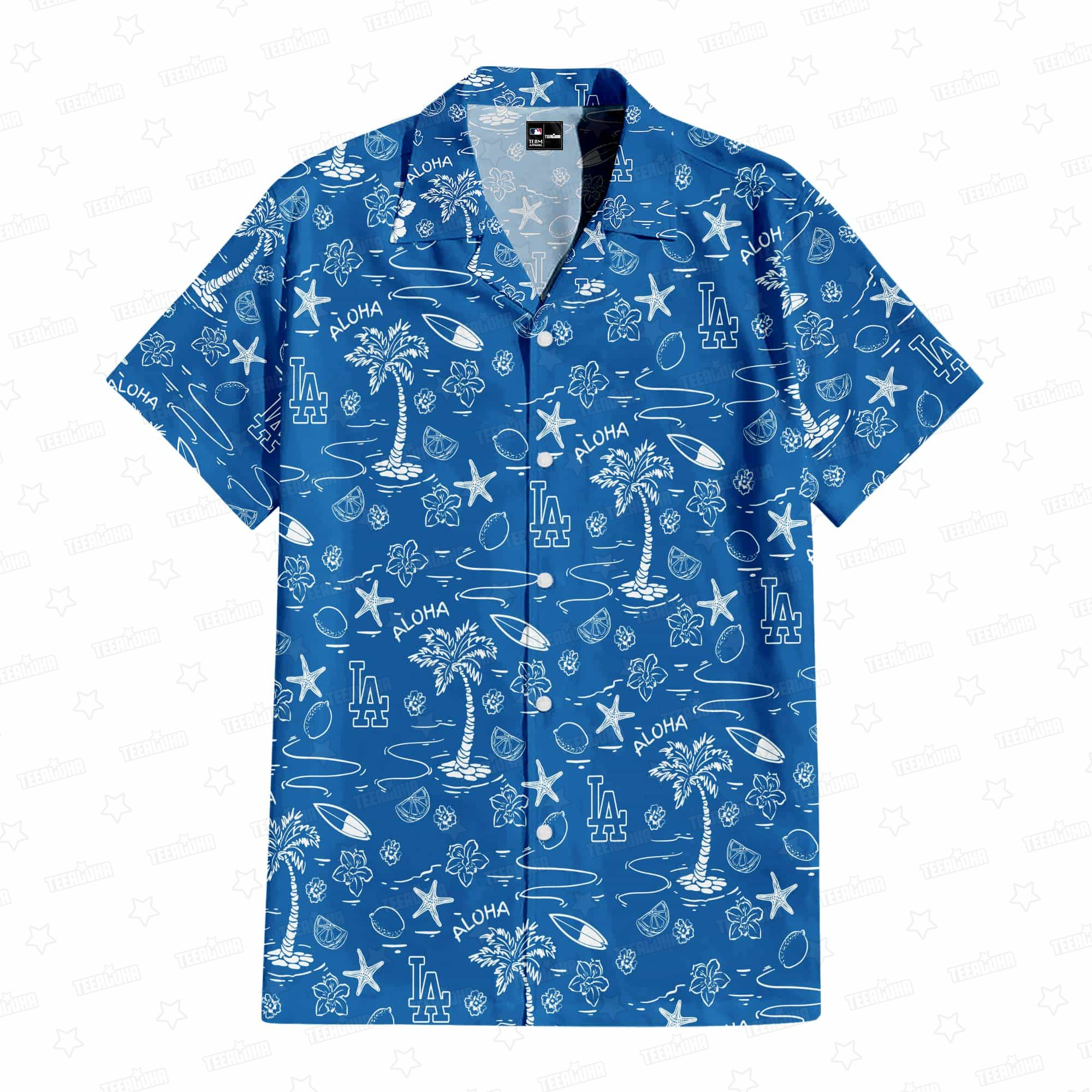Los Angeles Dodgers Aloha Paradise Hawaiian Shirt – TeeAloha