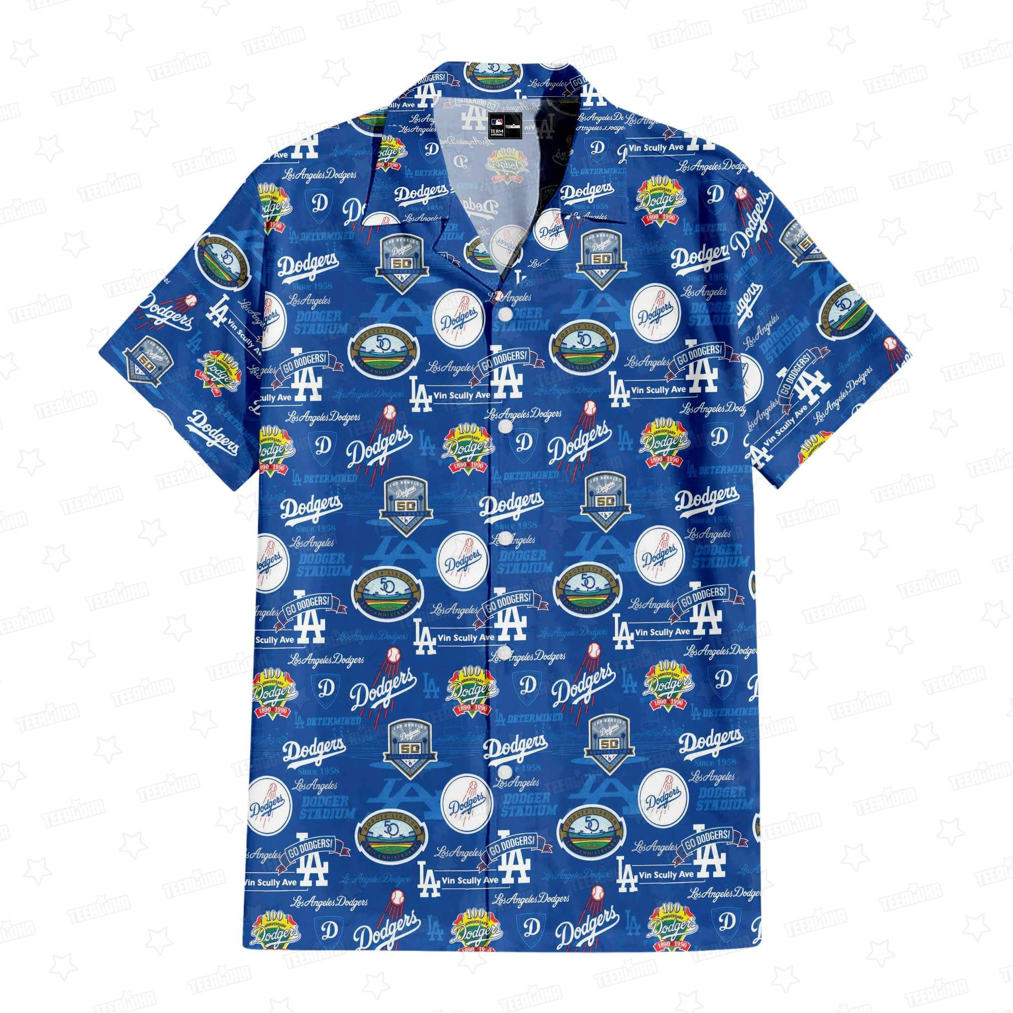 Los Angeles Dodgers Championship Dynasty Hawaiian Shirt – TeeAloha