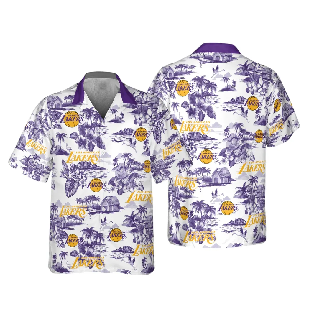 Los Angeles Lakers Island Dreams Hawaiian Shirt – TeeAloha