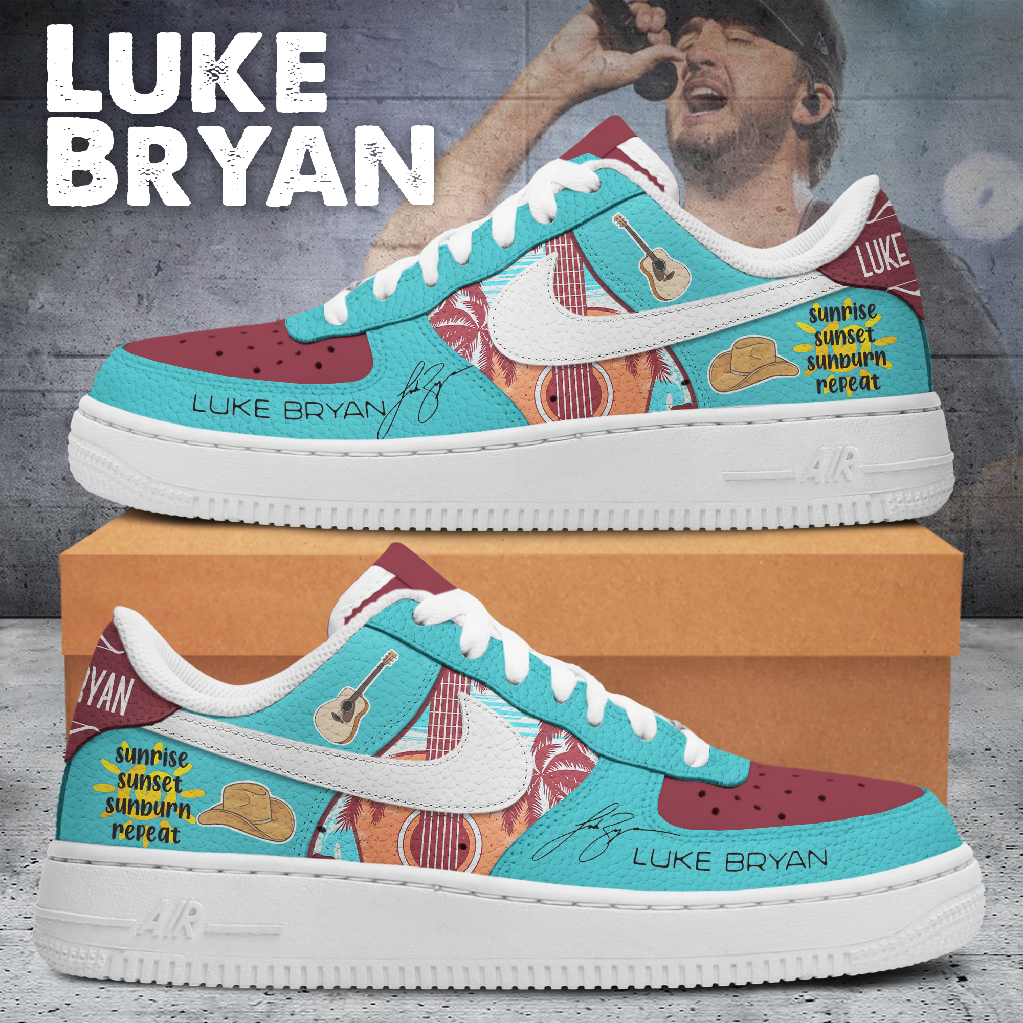 Luke Bryan Premium  Af1 Sneaker LZ 106234
