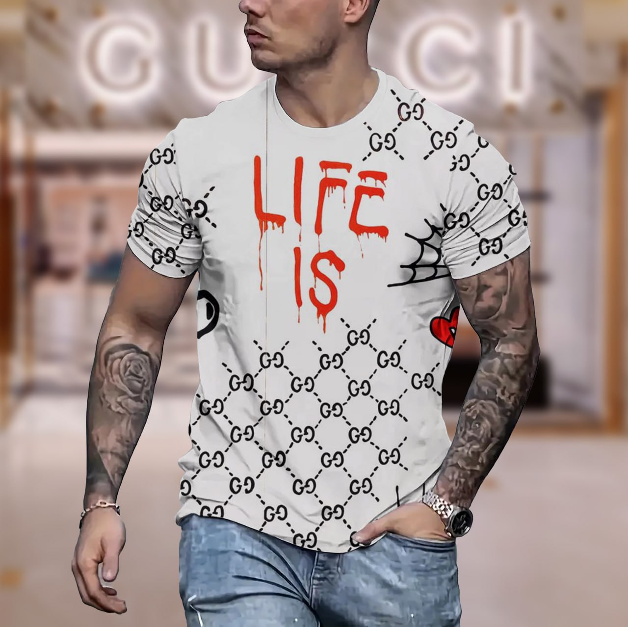 Luxury Brand Unisex T-Shirt DMM TX-RDG00230594