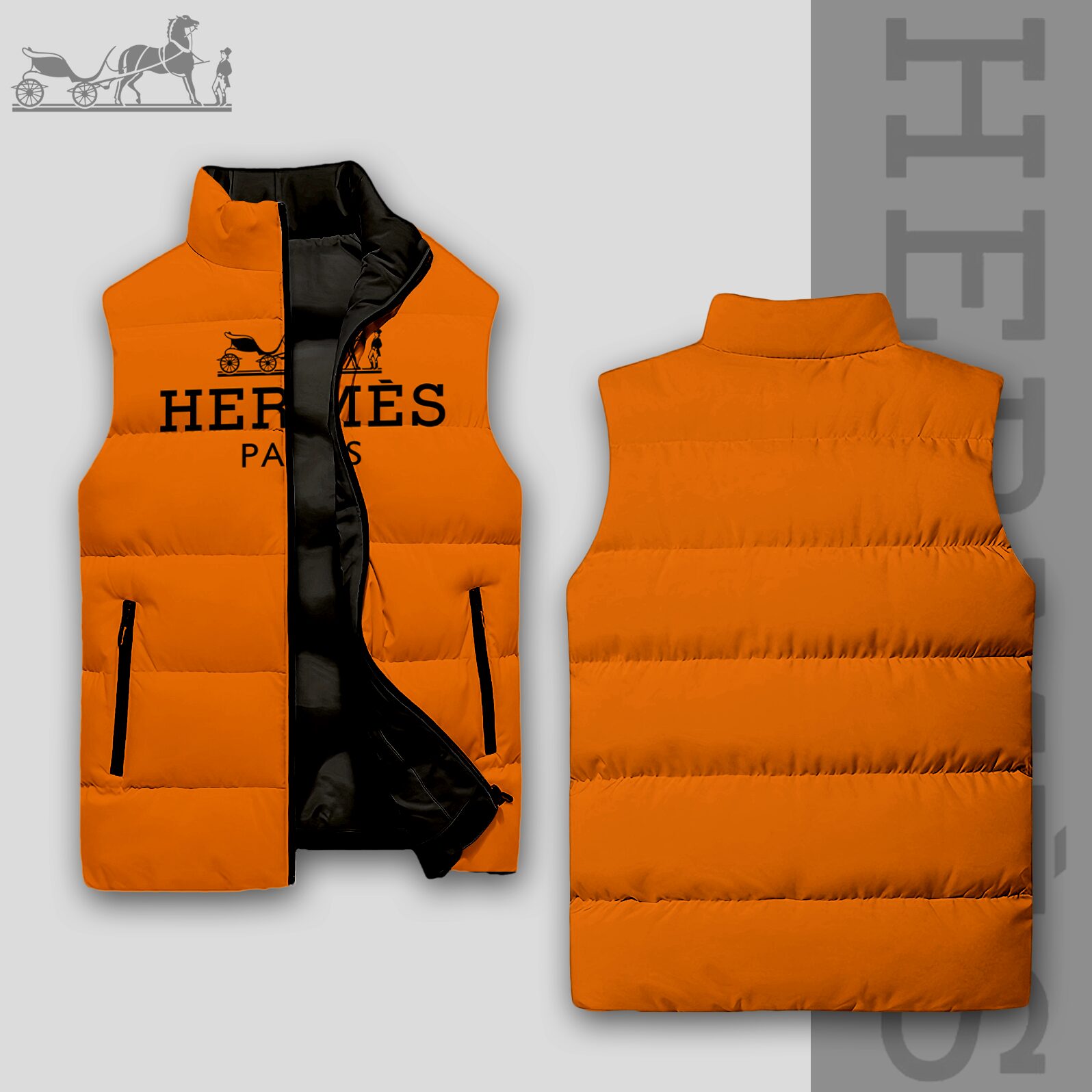 Luxury Edition 3D Sleeveless Down-Jacket-VV24101001